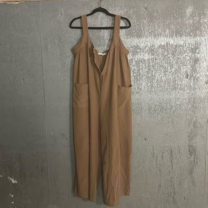 Wide leg Cotton Romper, L